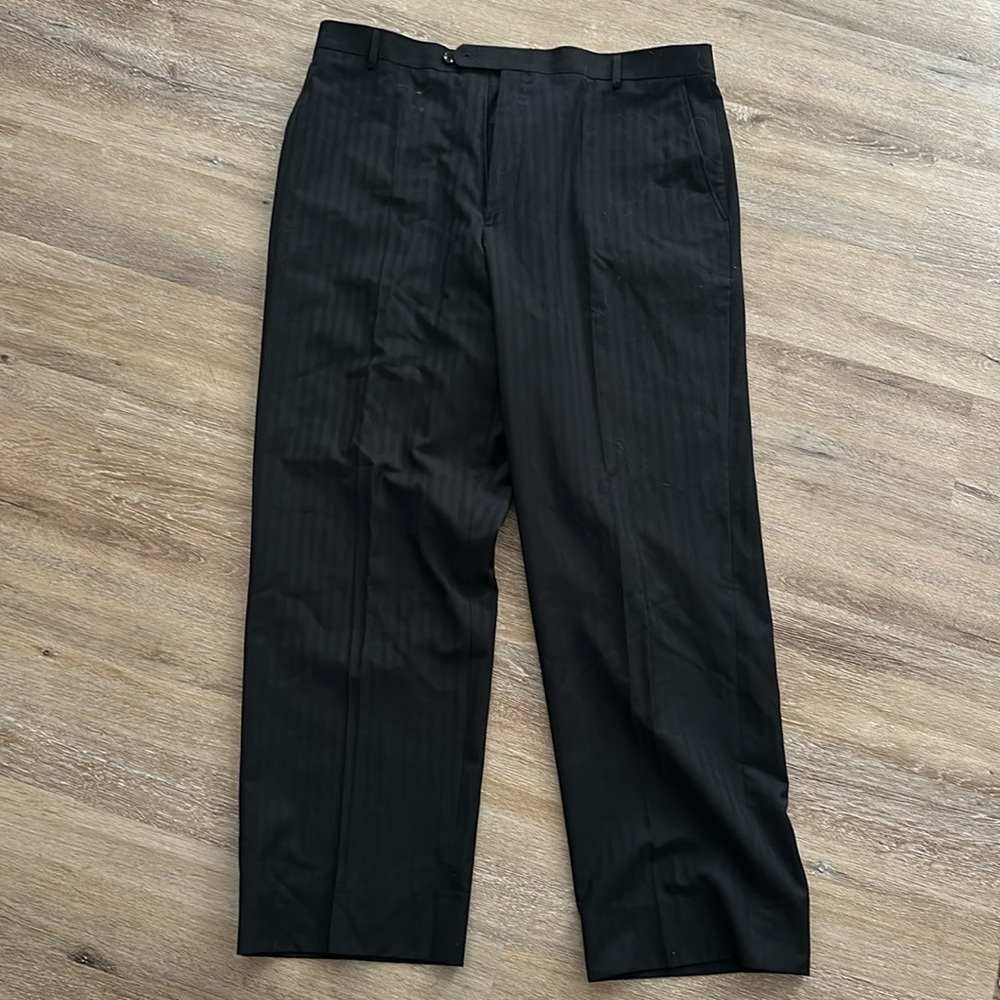 Men’s 42L effetti black dress pants. — conforto technico